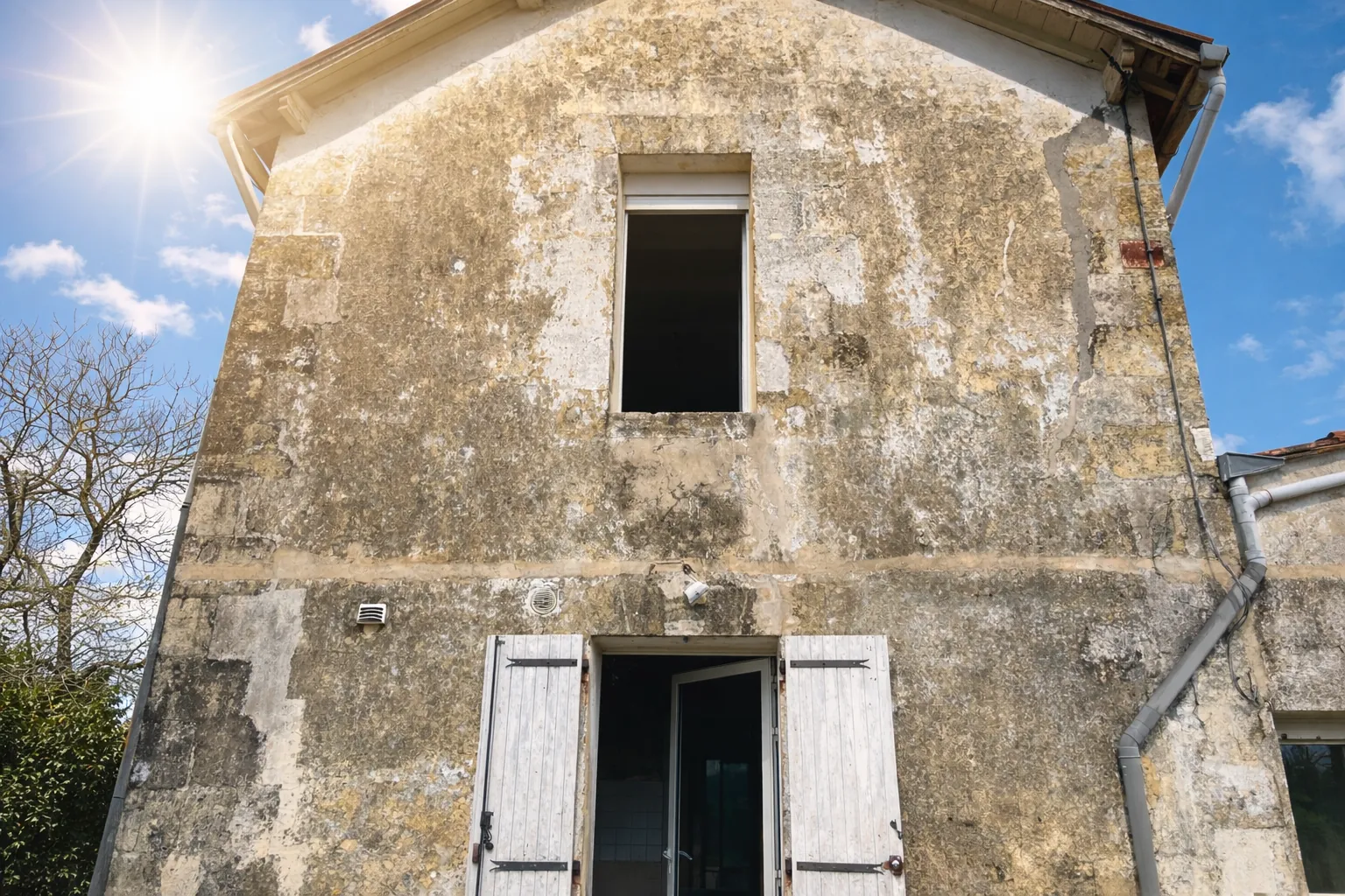 Propriété en pierre à rénover avec potentiel de 410 m² proche Saint-Émilion 