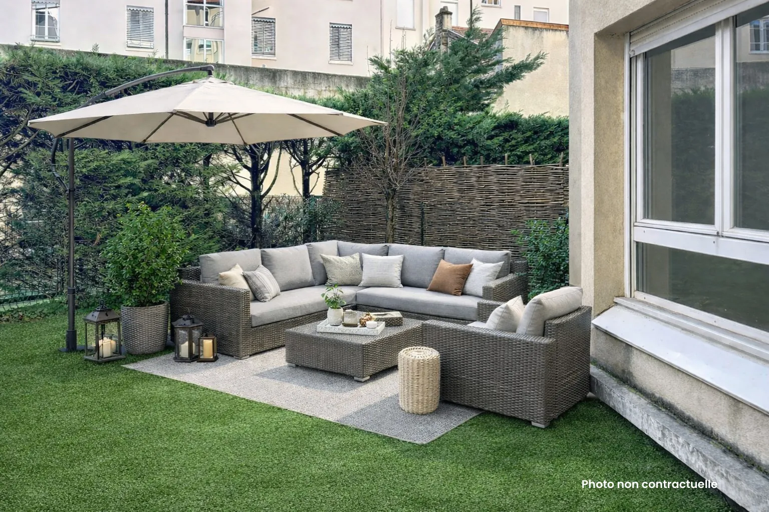 Appartement T2 avec jardin privatif à Lyon 7, proximité Jean-Macé