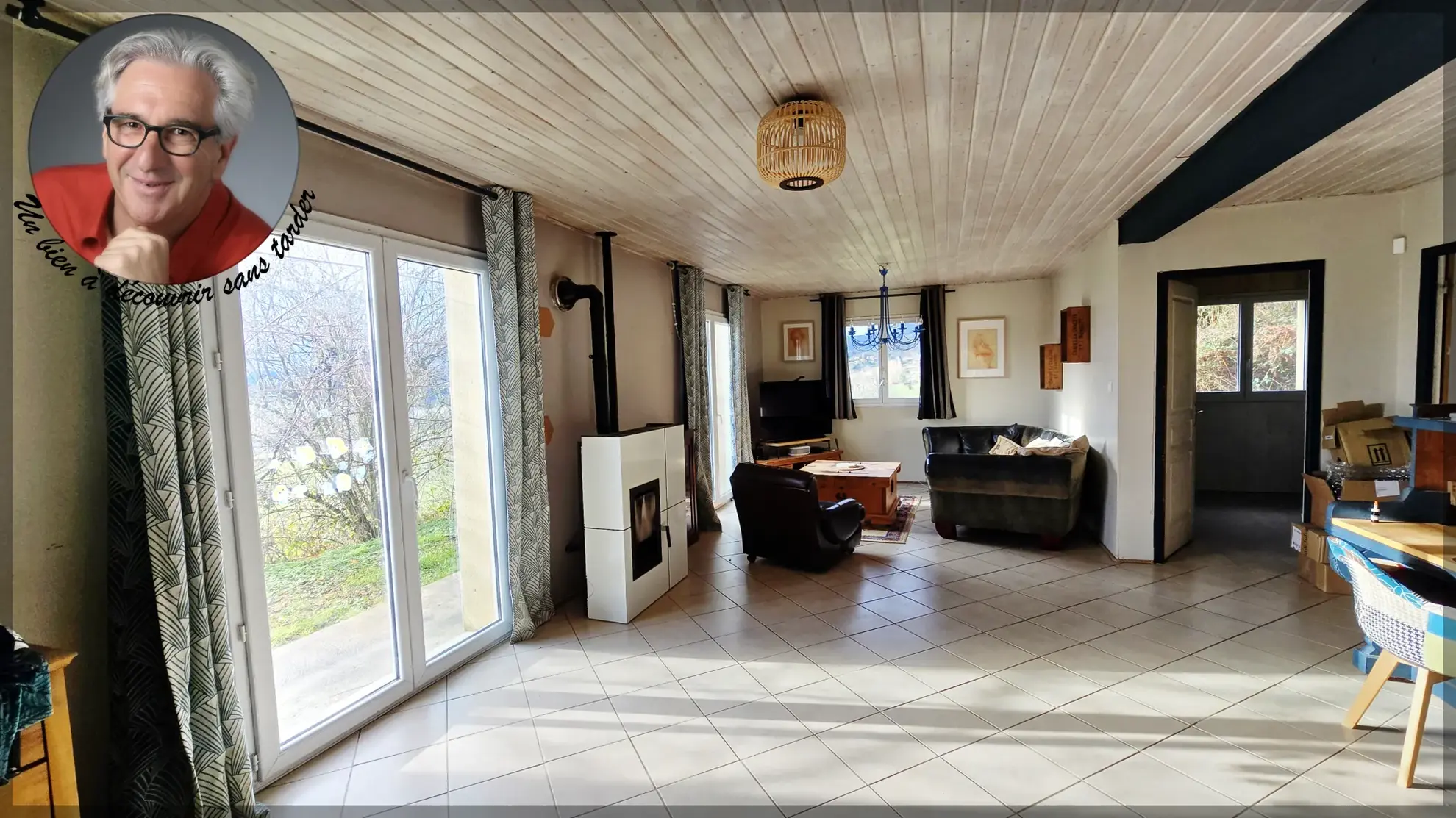 Maison de 133 m² avec 3 chambres, jardin et vue dégagée près de Vernoux-en-Vivarais 