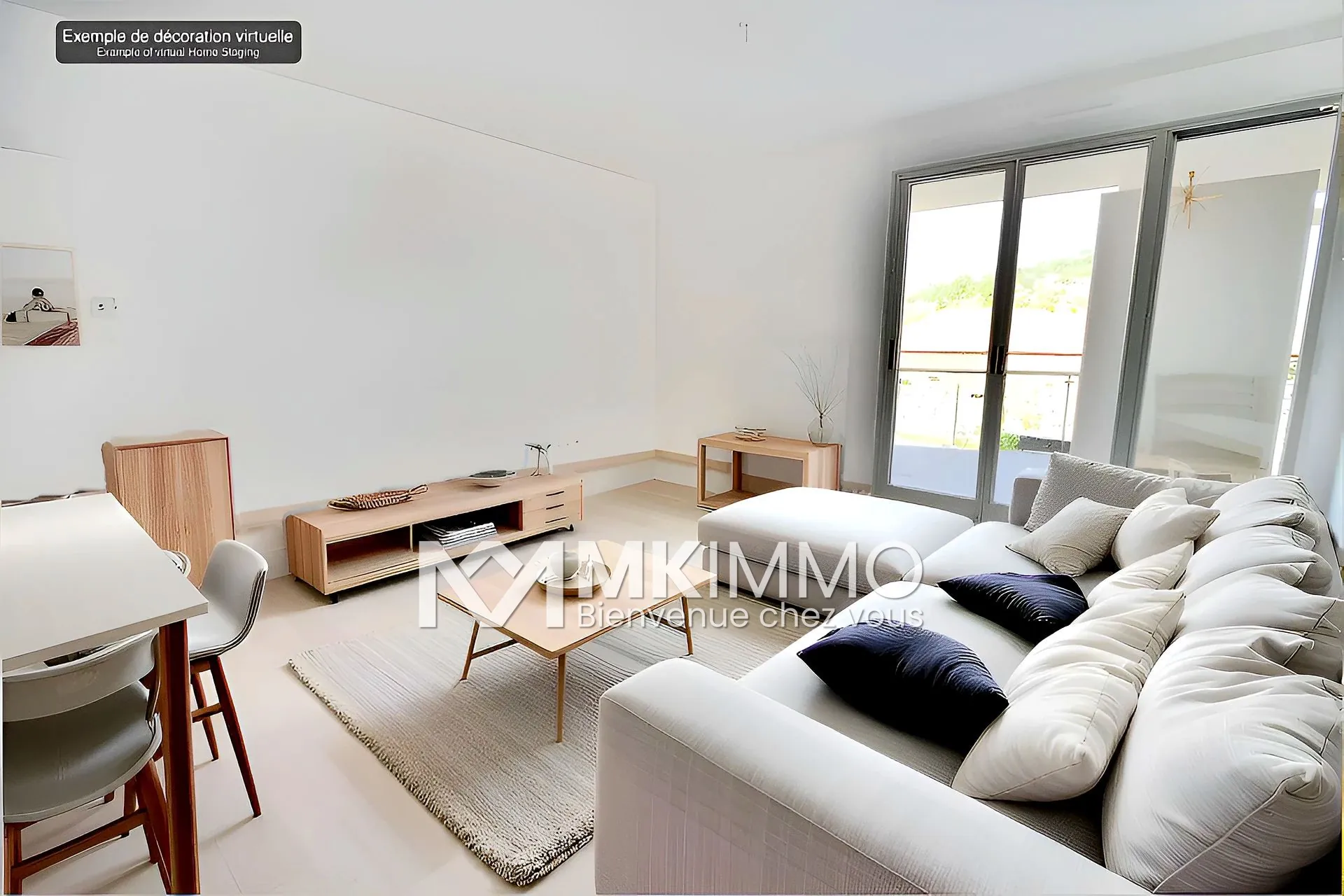 Bel appartement de 62 m² avec terrasse en centre-ville de Saint Laurent du Var