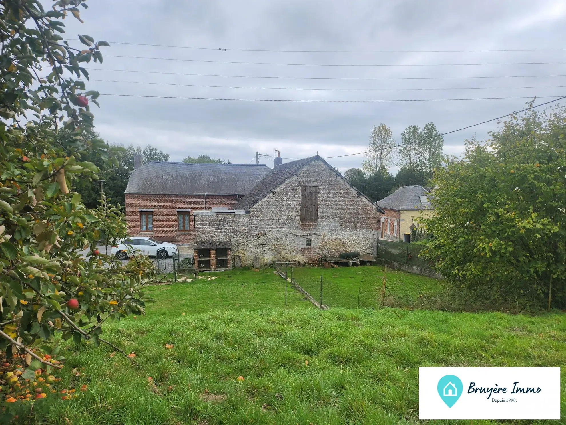 Charmante maison à Rocquigny, village recherché avec terrain, grenier aménageable et grange 