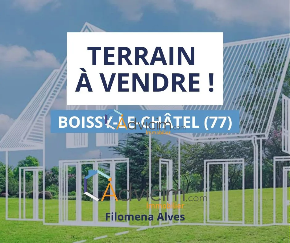 Terrain constructible de 1121 m² à Boissy-le-Châtel à vendre