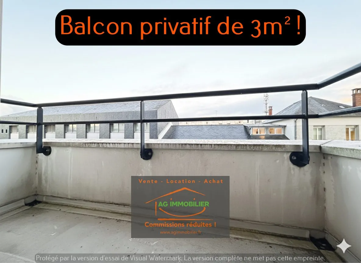 Appartement T2 lumineux avec balcon et garage à Rennes secteur Strasbourg