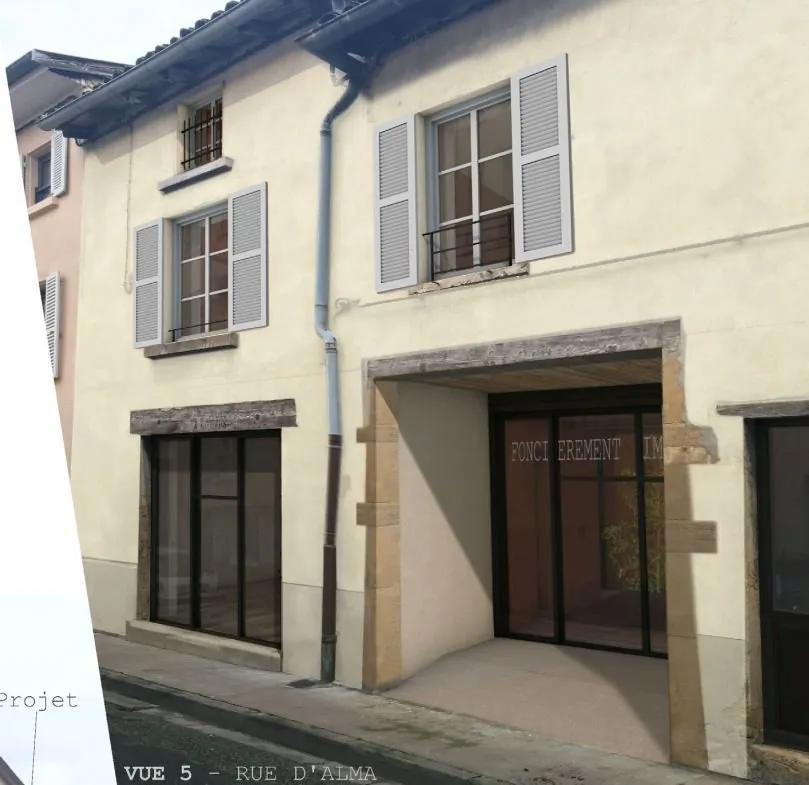 Plateaux à aménager pour bureaux ou commerce au centre-ville de Villefranche-sur-Saône