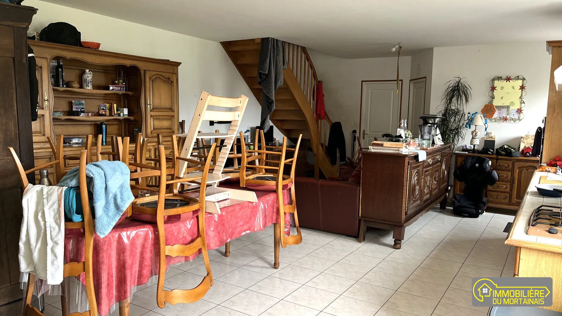Maison rénovée de 104 m² avec jardin à Ger - Vente immobilière 