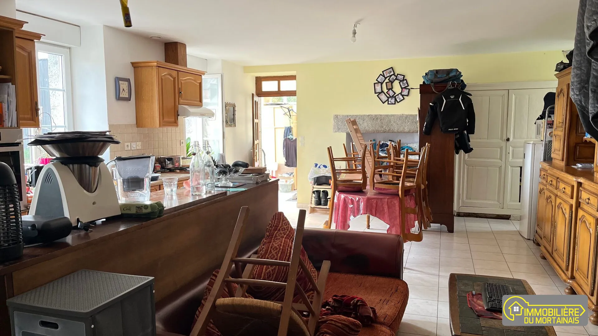 Maison rénovée de 104 m² avec jardin à Ger - Vente immobilière 