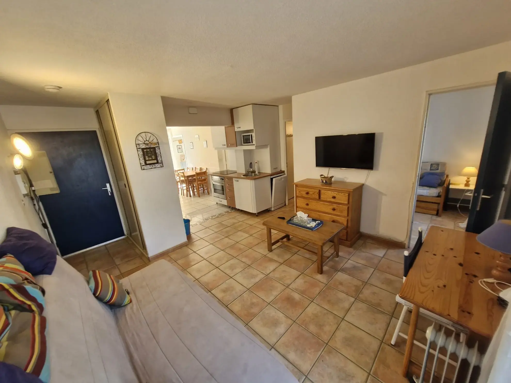 A vendre appartement T3 avec piscine et parking privé à Le Barcarès 