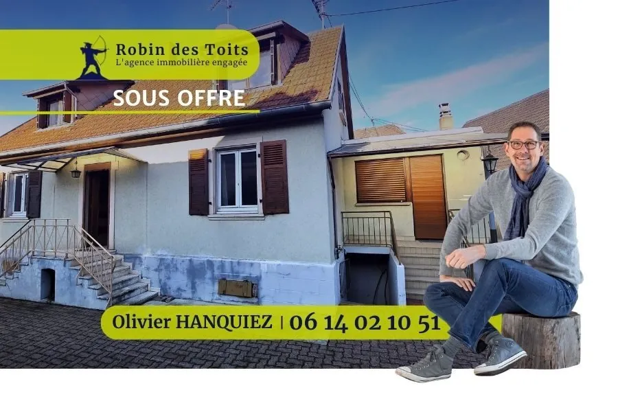 Maison à rénover de 125 m² avec emplacement central à Plobsheim