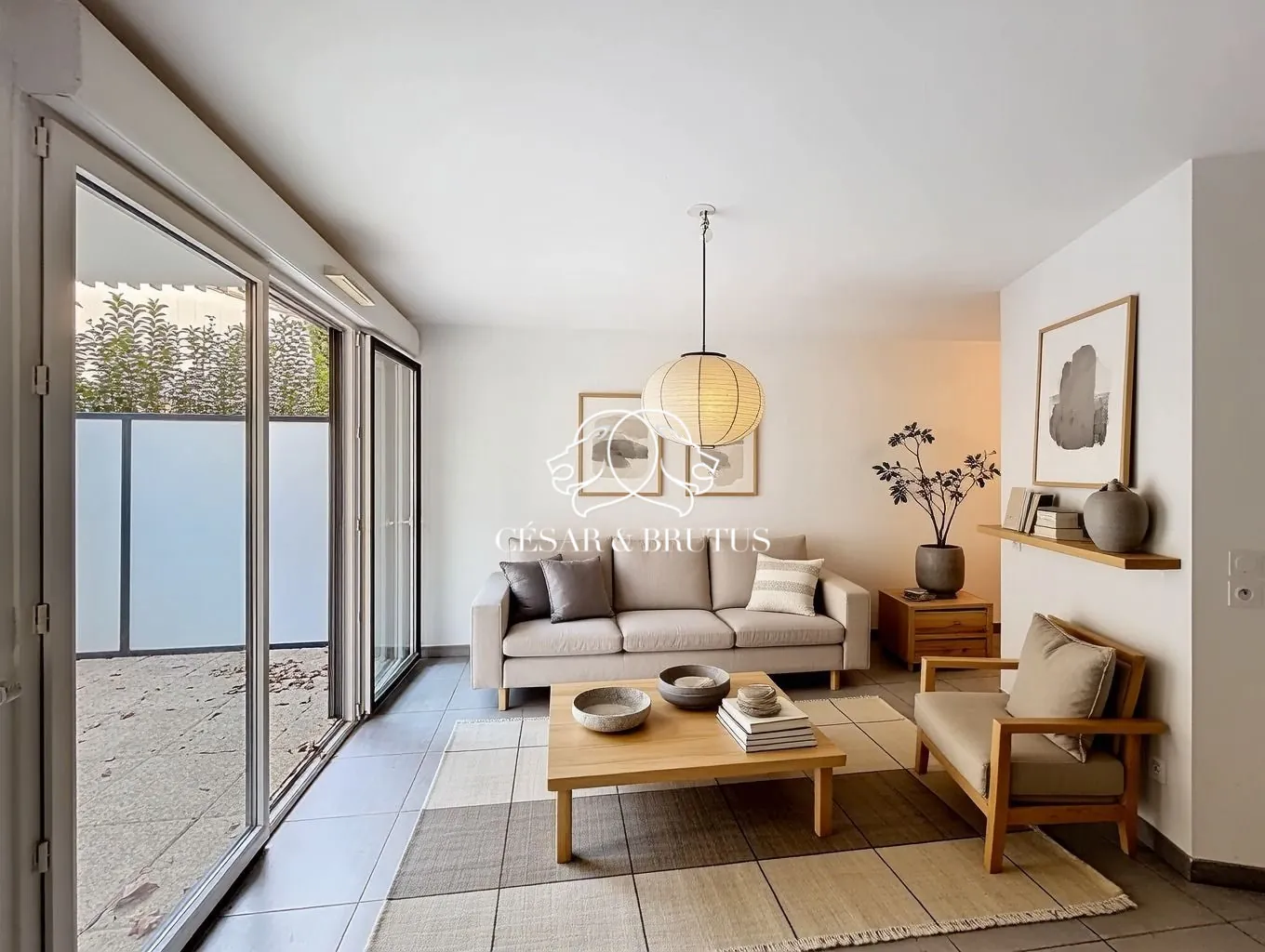 Appartement T2 de standing avec terrasse et jardin à Écully – Proche commodités