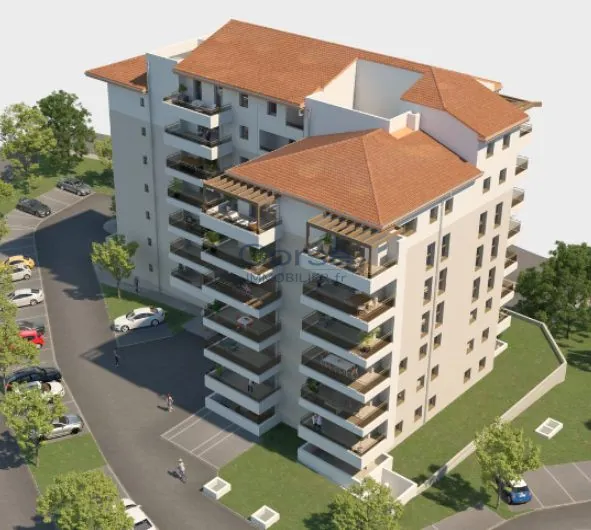 Appartement T2 neuf à Ajaccio avec terrasse sud-ouest – Livraison 2024 