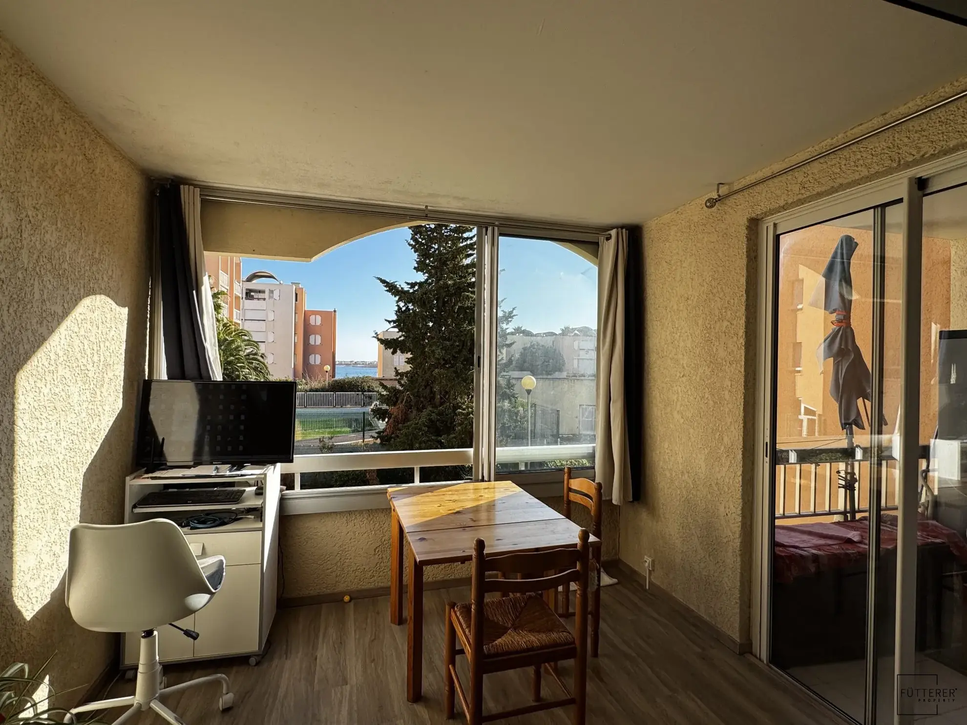 Appartement 2 pièces avec balcon et vue mer à Gruissan