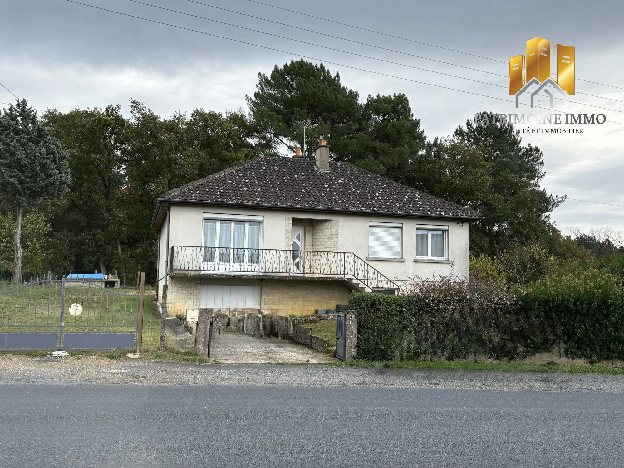 Maison familiale de 5 pièces avec sous-sol, garage et jardin à Pontvallain