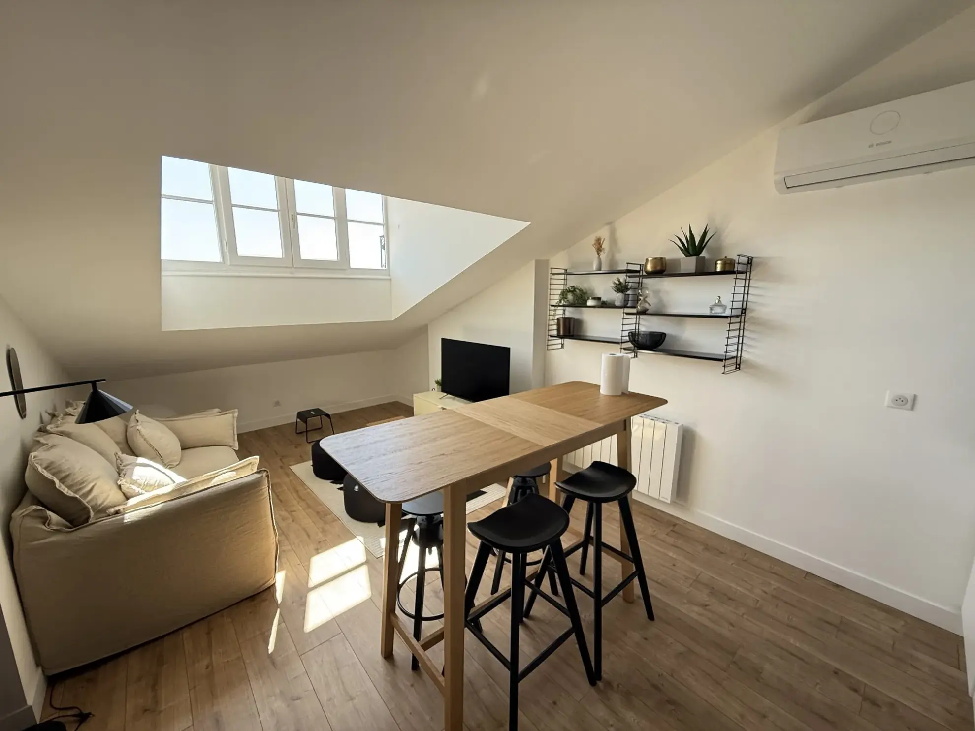 APPARTEMENT RÉNOVÉ D'ENVIRON 24 M² AU DERNIER ÉTAGE LYON 8ÈME 