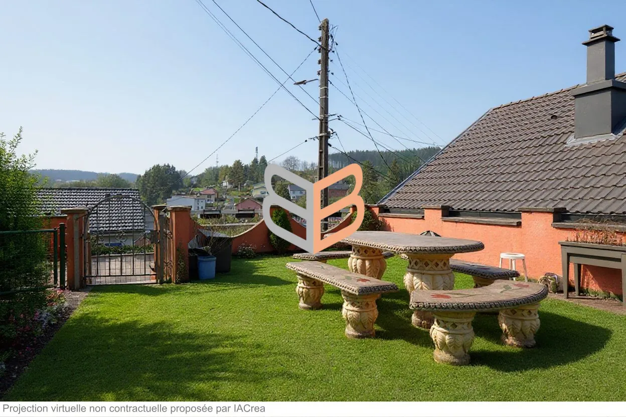 Appartement rénové de 120 m² en rez-de-chaussée à Thil avec terrasse et jardin