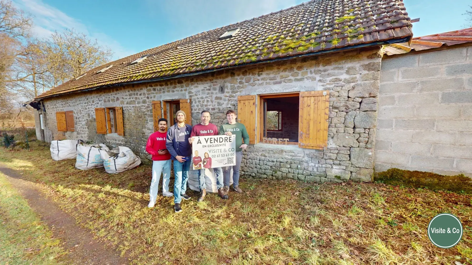 Maison en pierres à rénover à Putanges-le-Lac, proche activités nature 