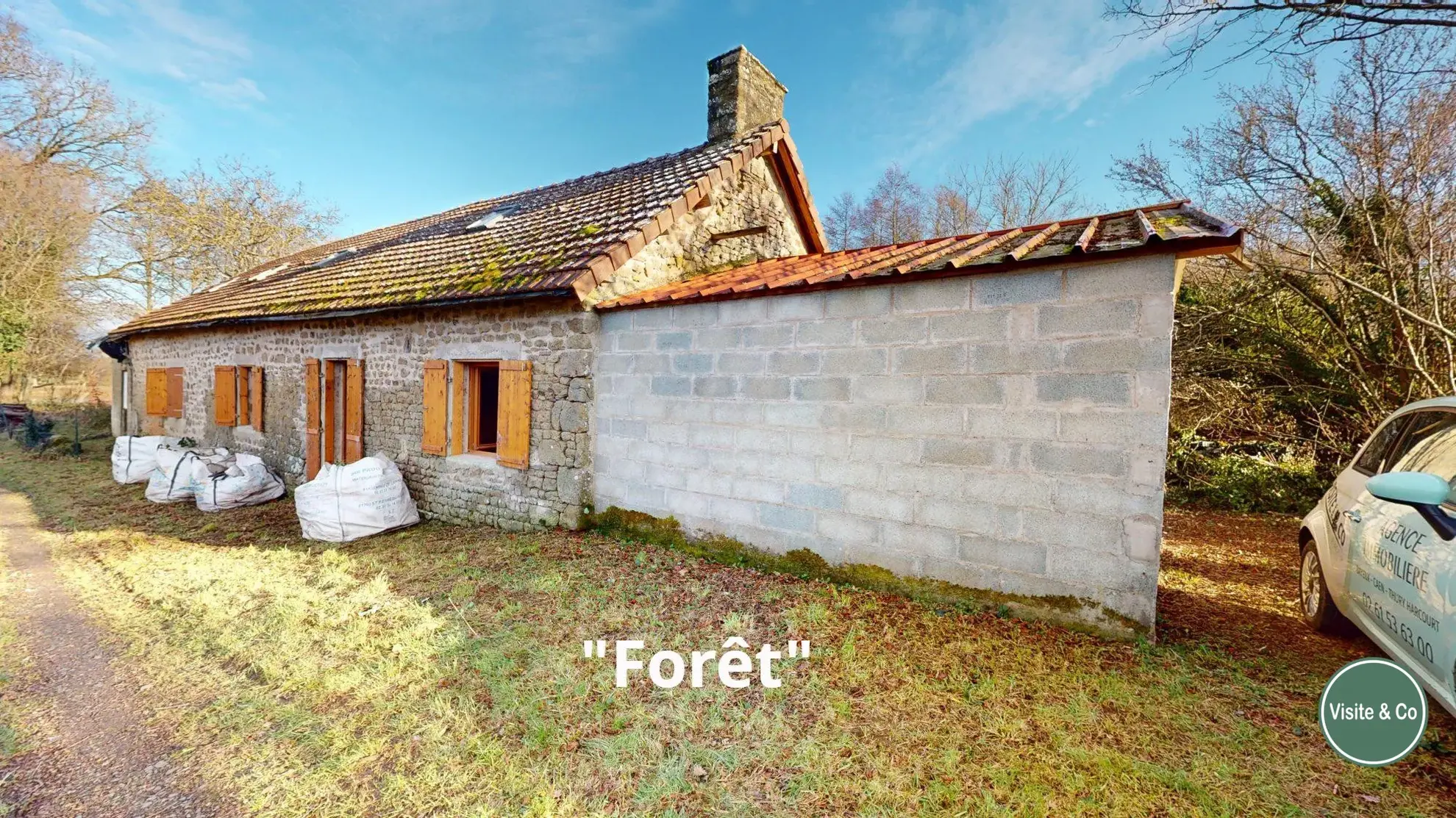 Maison en pierres à rénover à Putanges-le-Lac, proche activités nature