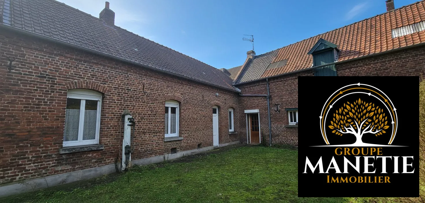 Charmante longère à rénover avec dépendance à Estrées - 199 000 € 