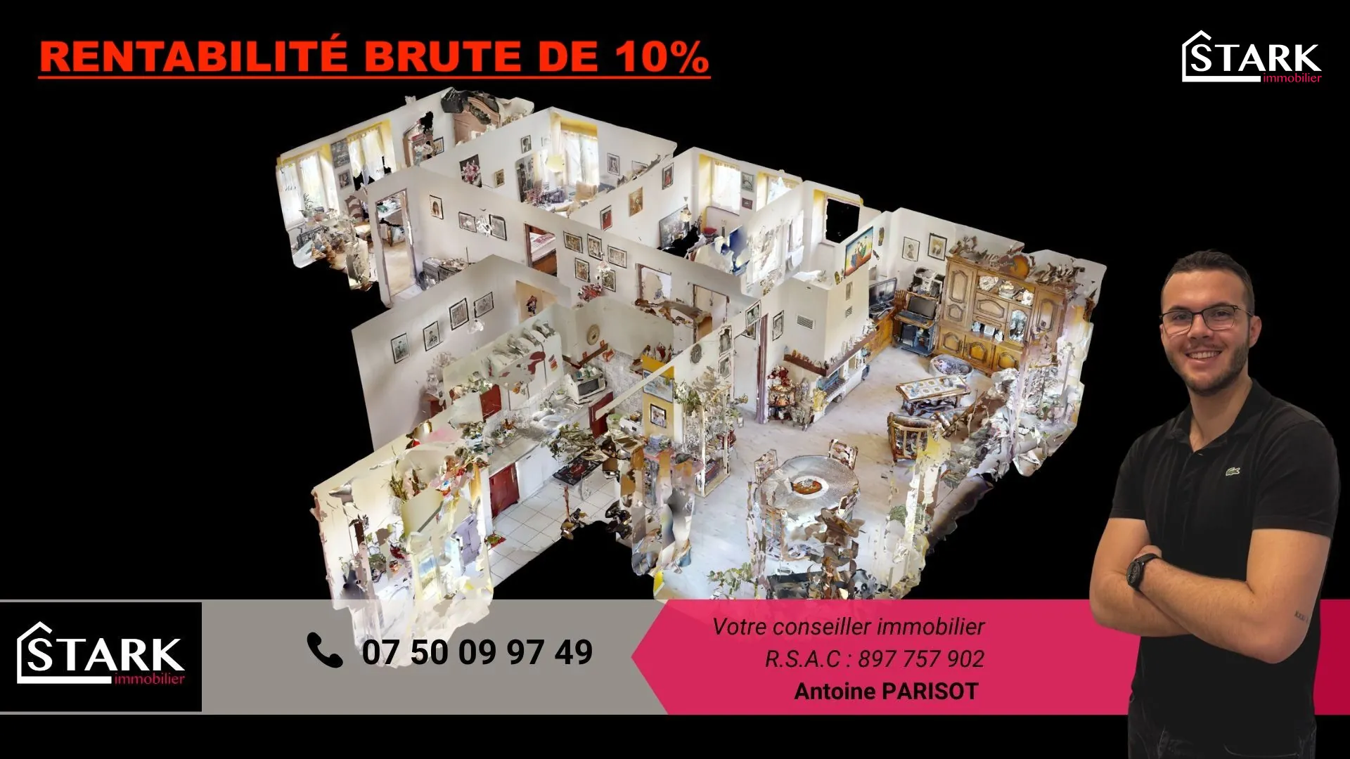 Appartment avec terrasse, garage et forte rentabilité à Faucogney-et-la-Mer