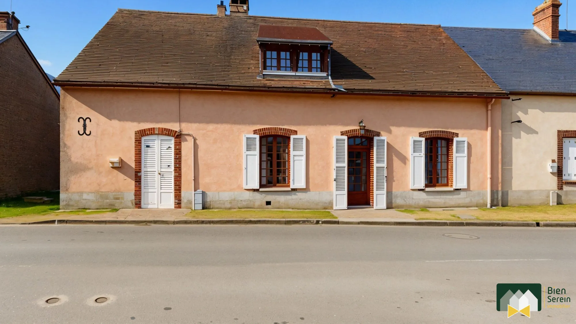 Façade Maison de campagne à rénover à Prunay-le-Gillon, idéale pour projet personnalisé