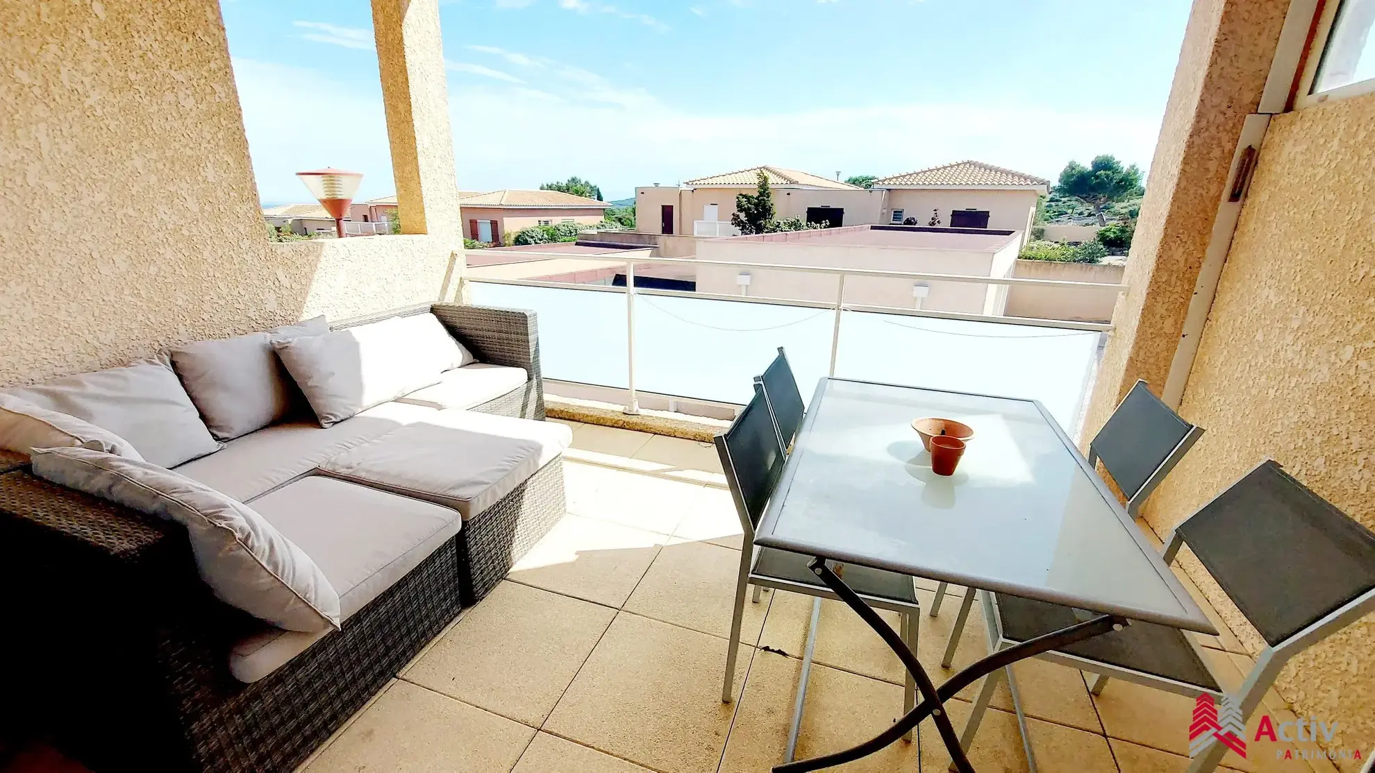 Appartement T3/4 avec vue mer à Fitou - Résidence avec piscine 