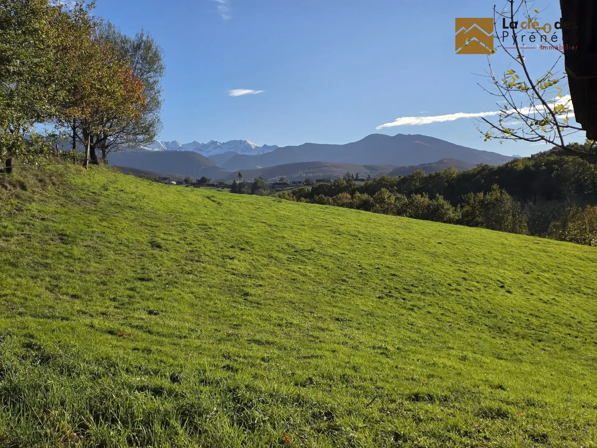 Grande grange foraine avec terrain de 8796 m² proche Lourdes dans les Hautes-Pyrénées 