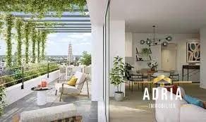 Appartement neuf à Joué-lès-Tours - T2 à T5 avec terrasses et parking au centre-ville 