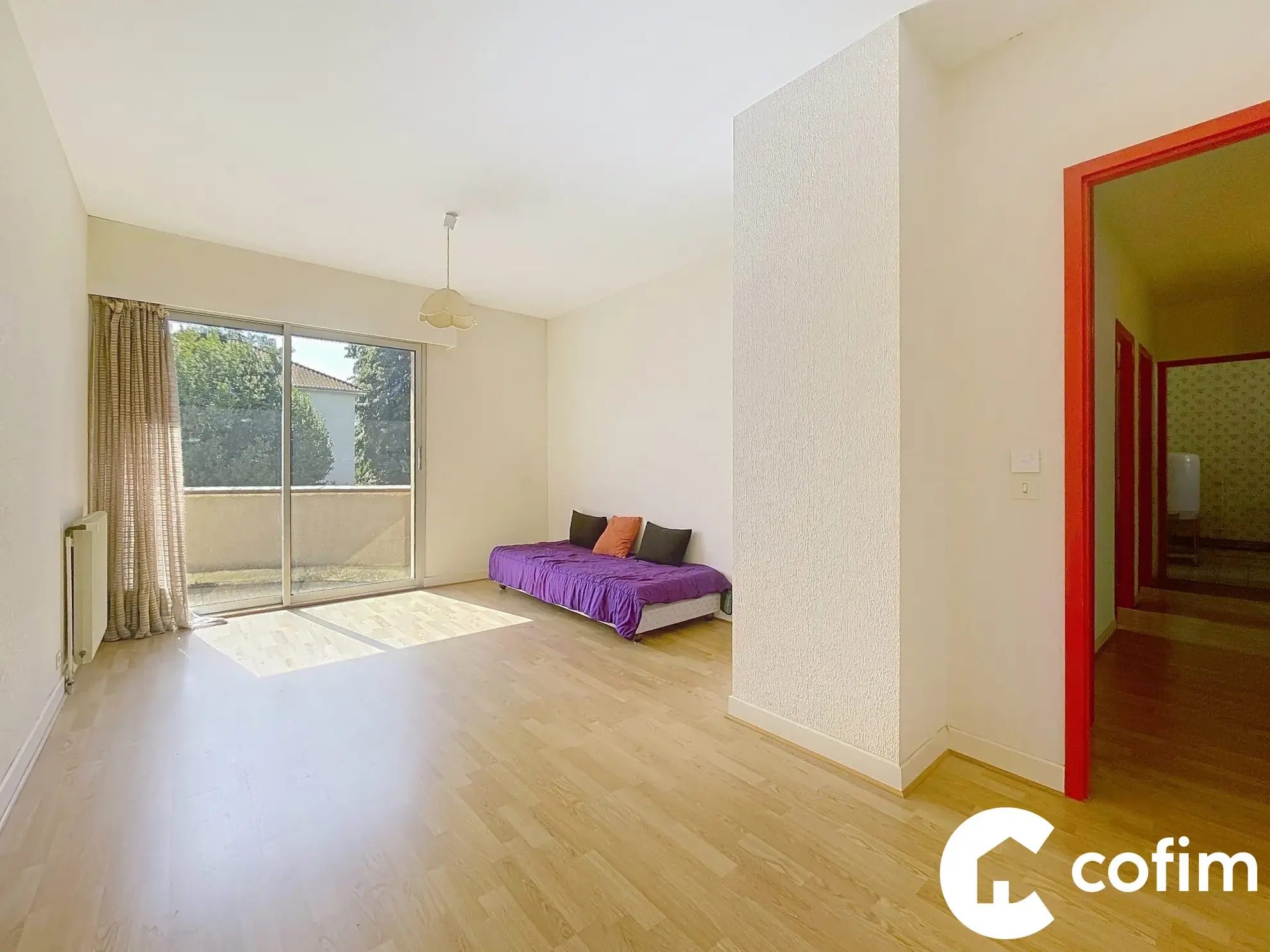 Appartement T3 avec balcon, parking et vue sur jardin à Trespoey, Pau 