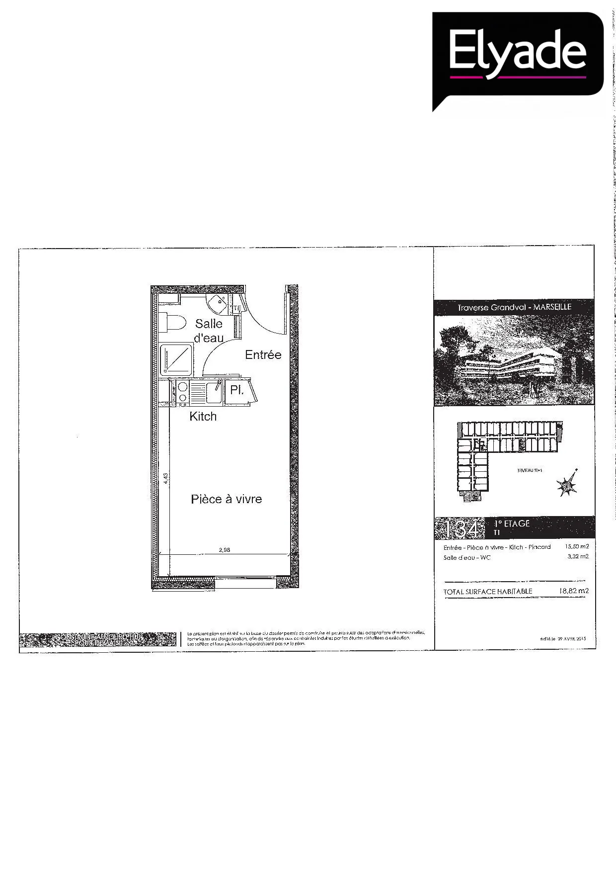 Studio à vendre à Marseille 09 - Investissement locatif rentable 
