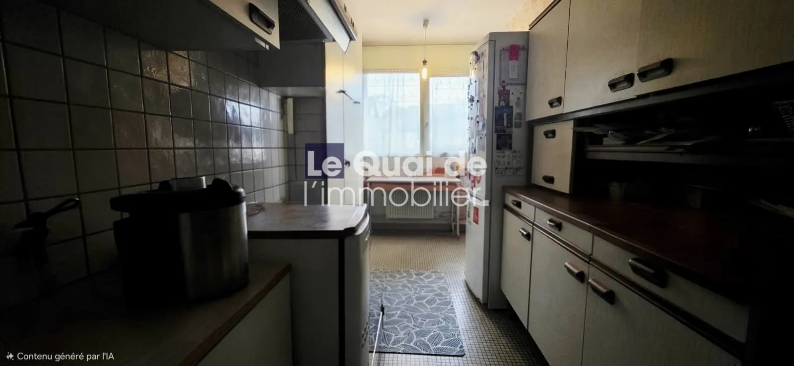 Appartement T4 traversant à Chambéry avec vue montagne, loué, excellente localisation 