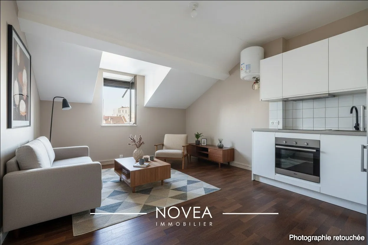 Charmant studio de 17,24 m² à Lyon 8e - Grange Blanche, Calme et Lumineux