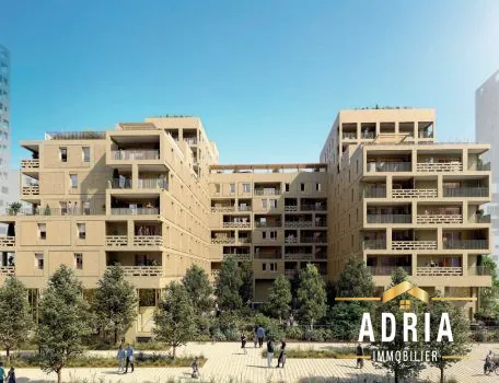 Appartement neuf à Marseille dans l’écoquartier des Fabriques avec vue mer et services durables