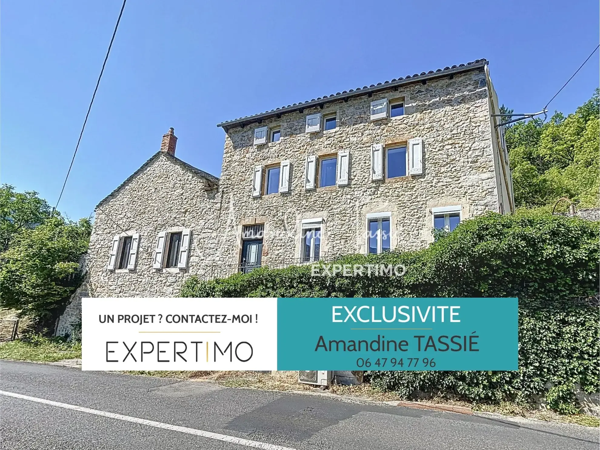 Magnifique maison en pierre de 155 m² avec grand terrain près des Gorges du Tarn