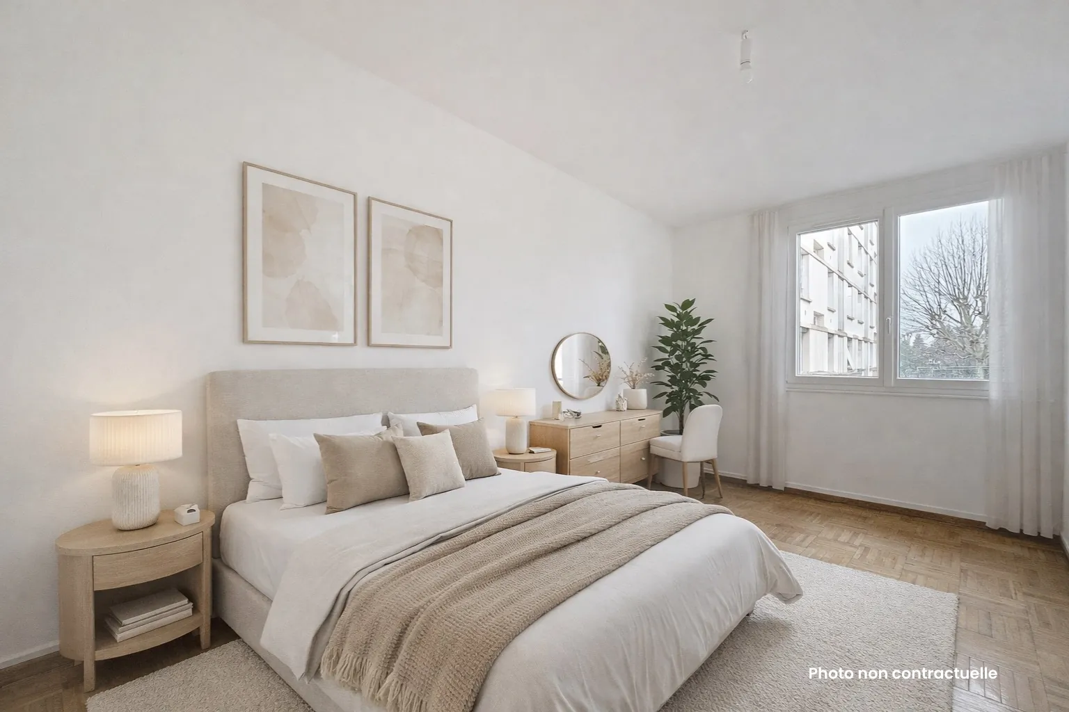 Appartement T3 avec garage à Bron - Résidence calme et bien située dans le quartier Reims 