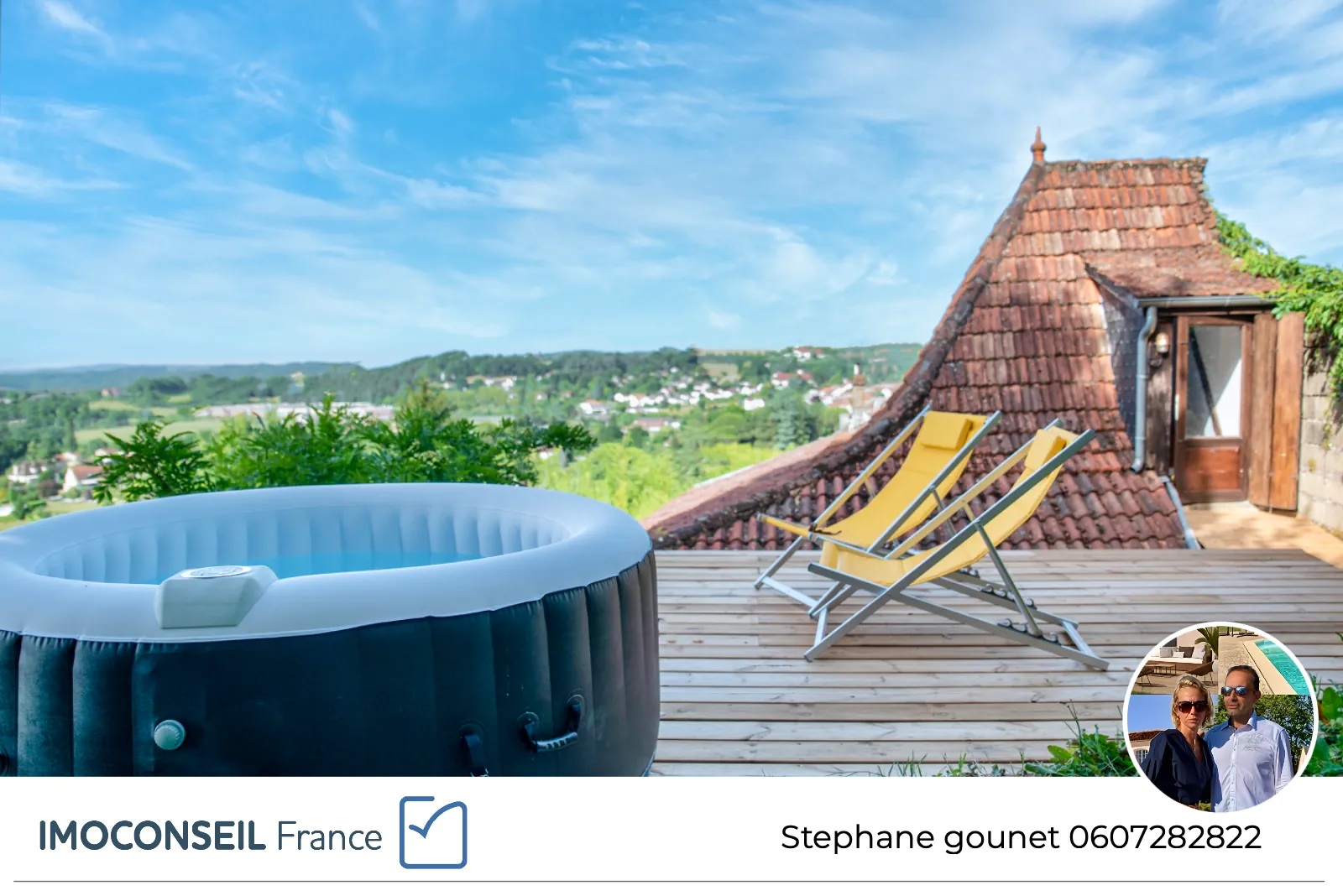 Charmante maison de ville avec terrain et dépendance à Gourdon en Quercy