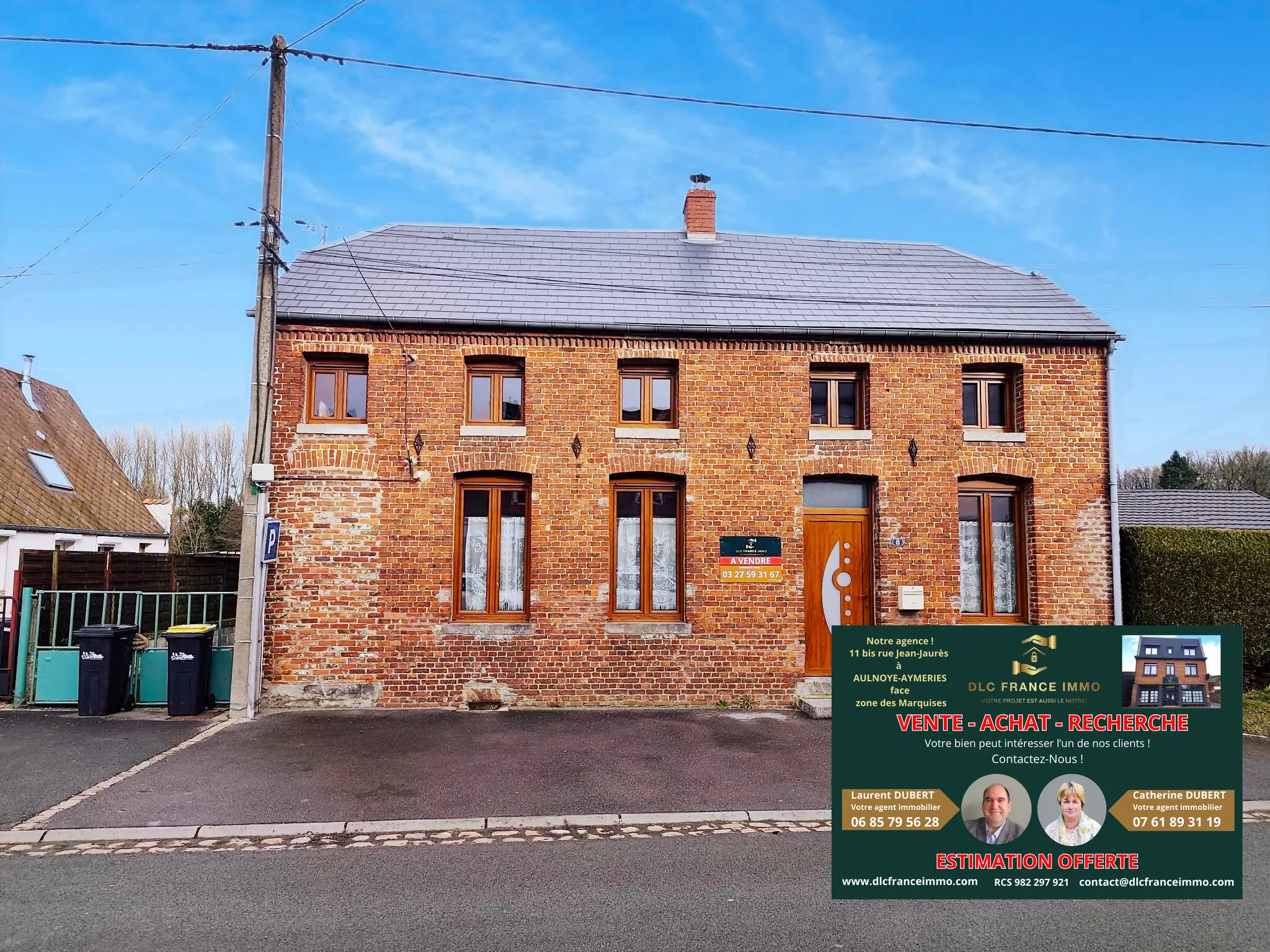 Maison à rénover avec 4 chambres près de la forêt de Mormal à vendre