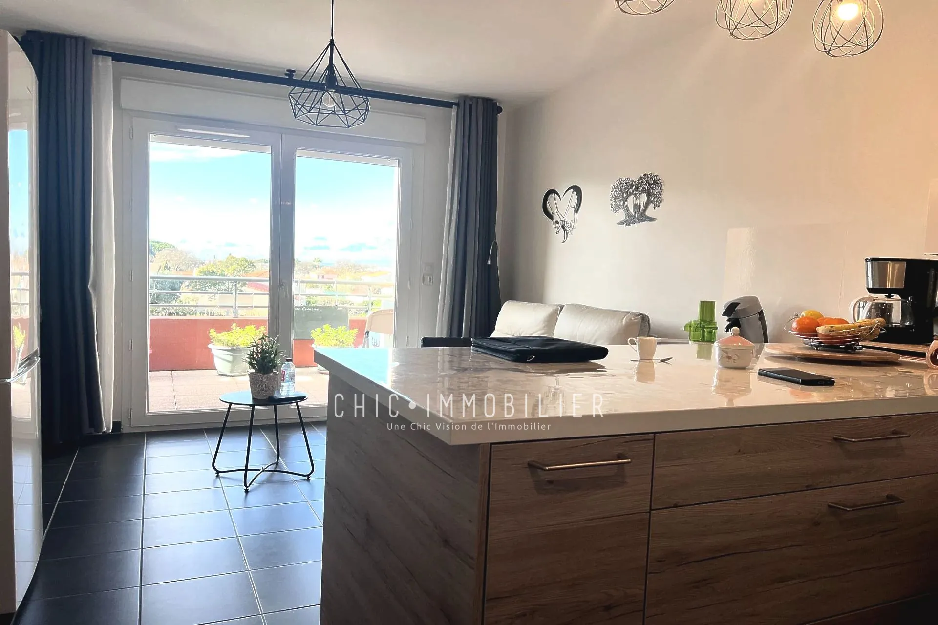 Charmant appartement T3 avec terrasse et parking à Argeles-sur-Mer 