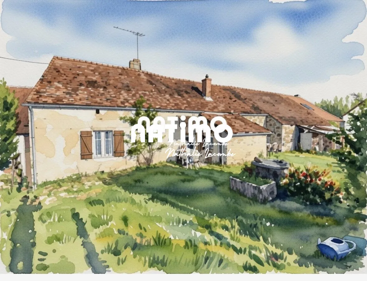 Fermette en pierre à rénover avec grand terrain en Côte-d'Or