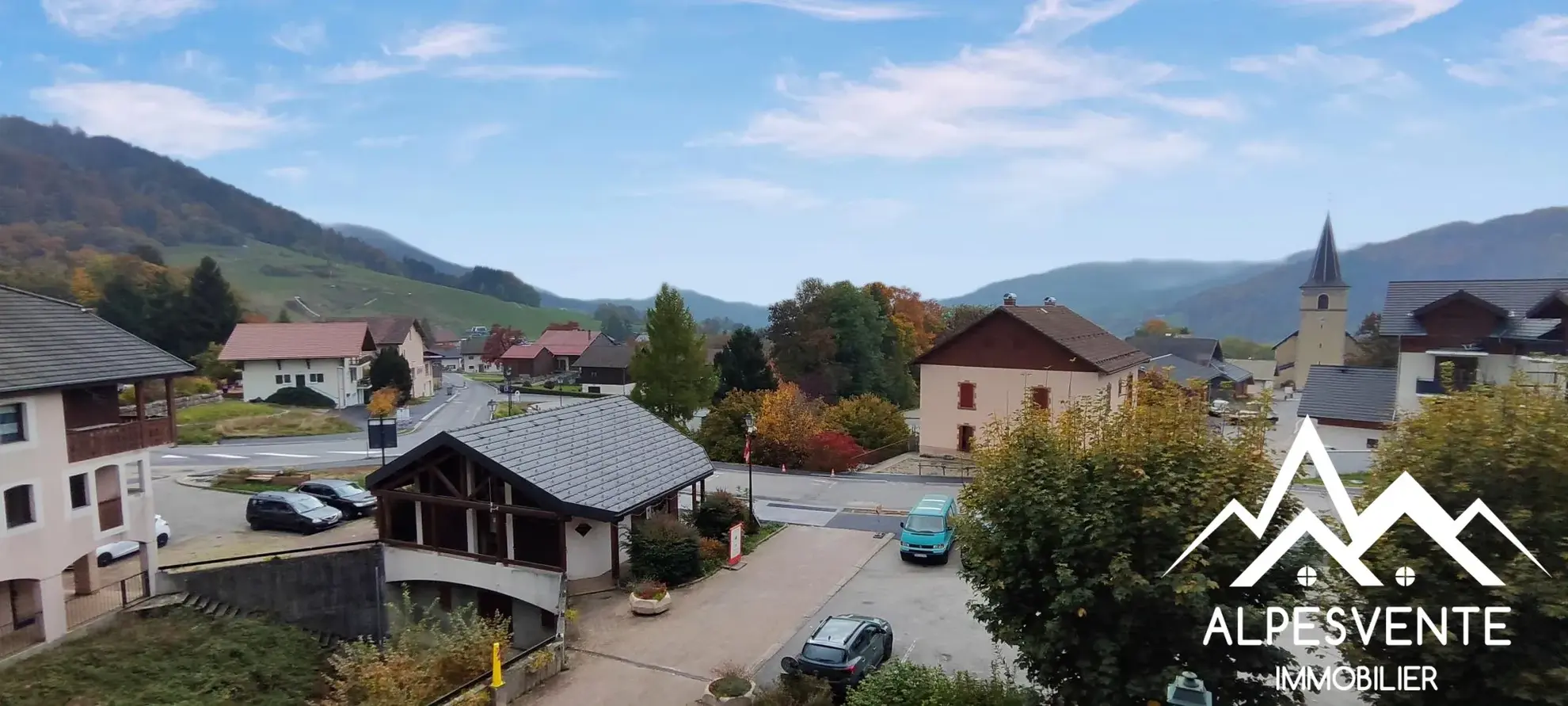 Appartement 2 pièces avec mezzanine à Habère-Poche, vue dégagée, balcon