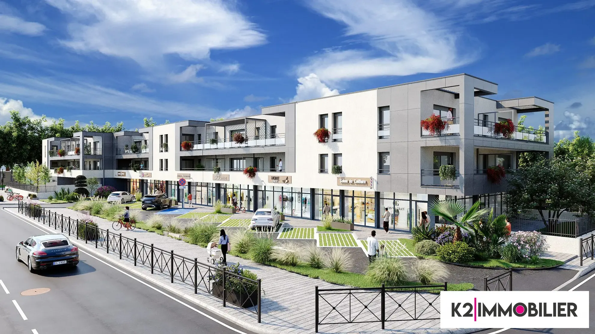 Appartement T1 neuf avec grande terrasse à Pierrelatte 26700 