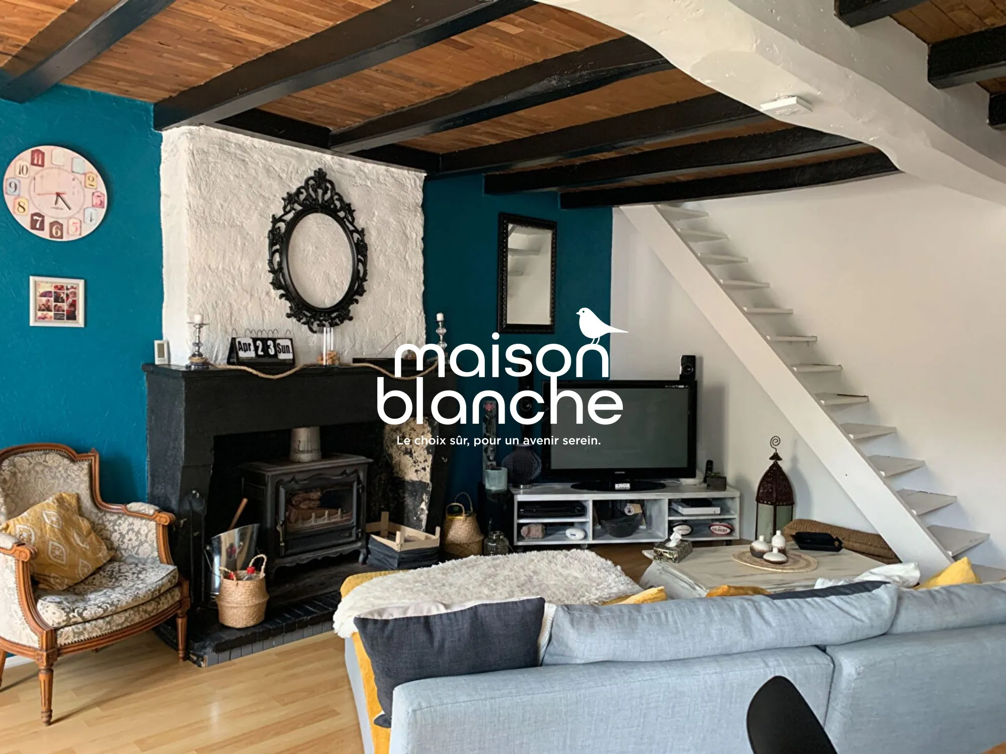 Maison charentaise avec extérieur à proximité de Surgères et Saint-Pierre-La-Noue