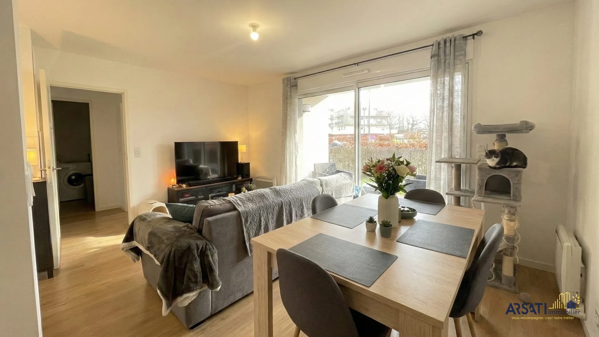 Appartement à vendre à Bruz avec terrasse, parking et jardin privé - 46 m² 