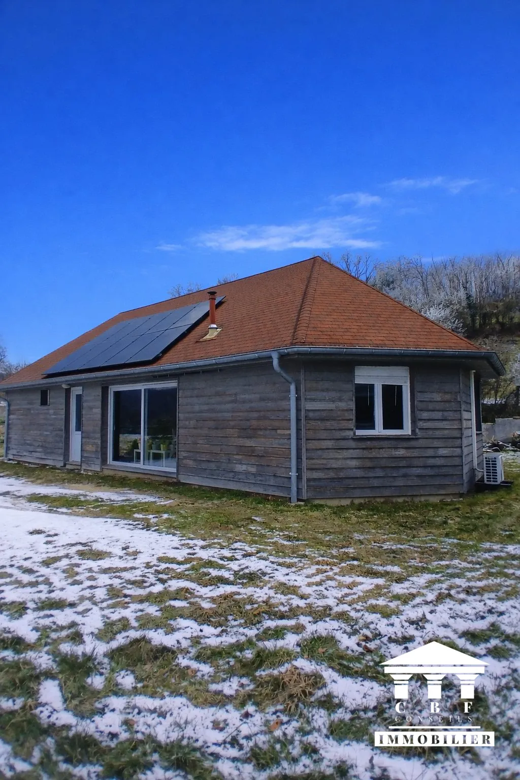 Maison ossature bois à vendre près du Creusot avec grand jardin
