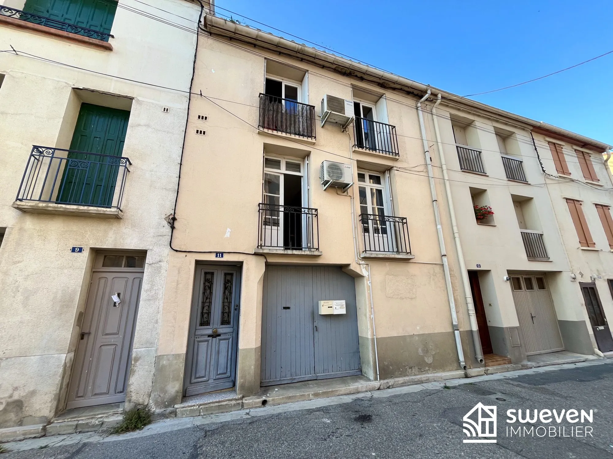 Maison de village en centre-ville de Millas avec deux appartements loués