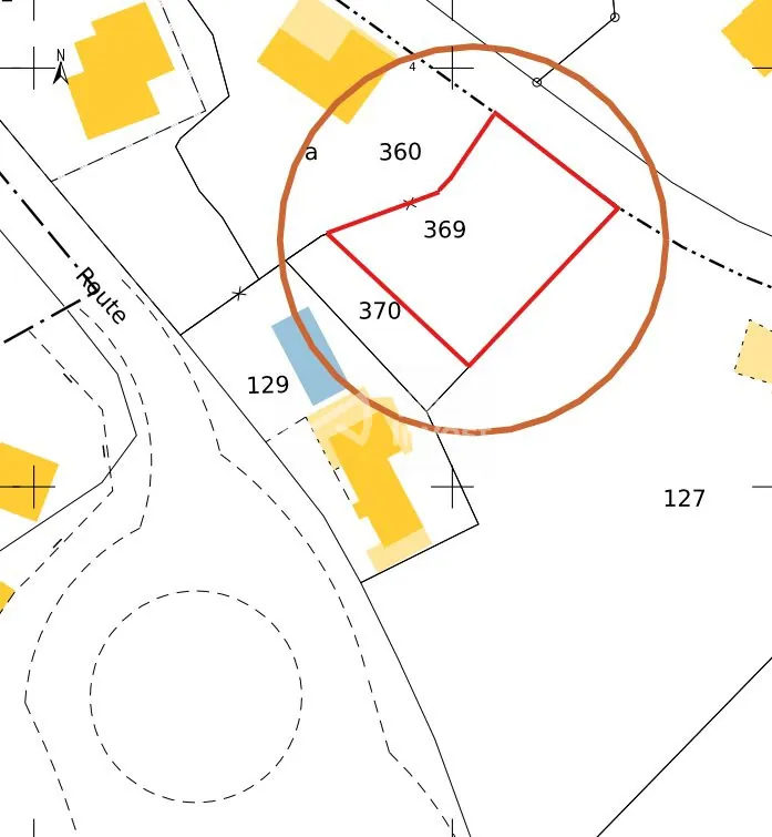 Terrain constructible de 507 m² avec vue panoramique à Le Monastère 