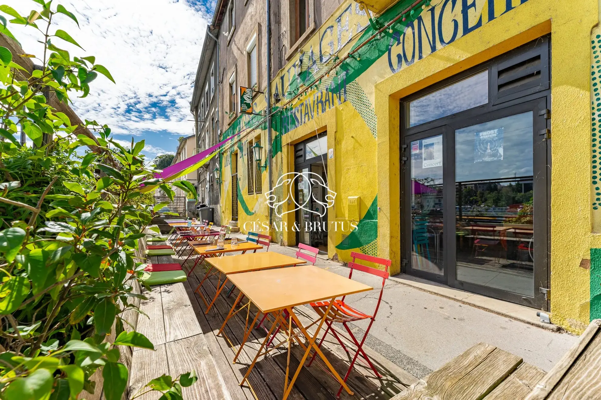 Restaurant à vendre au bord de la Saône à La Mulatière - Emplacement exceptionnel