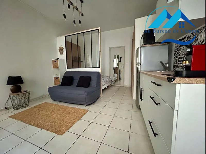 Charmant appartement T1 meublé de 23 m² à Endoume, Marseille 
