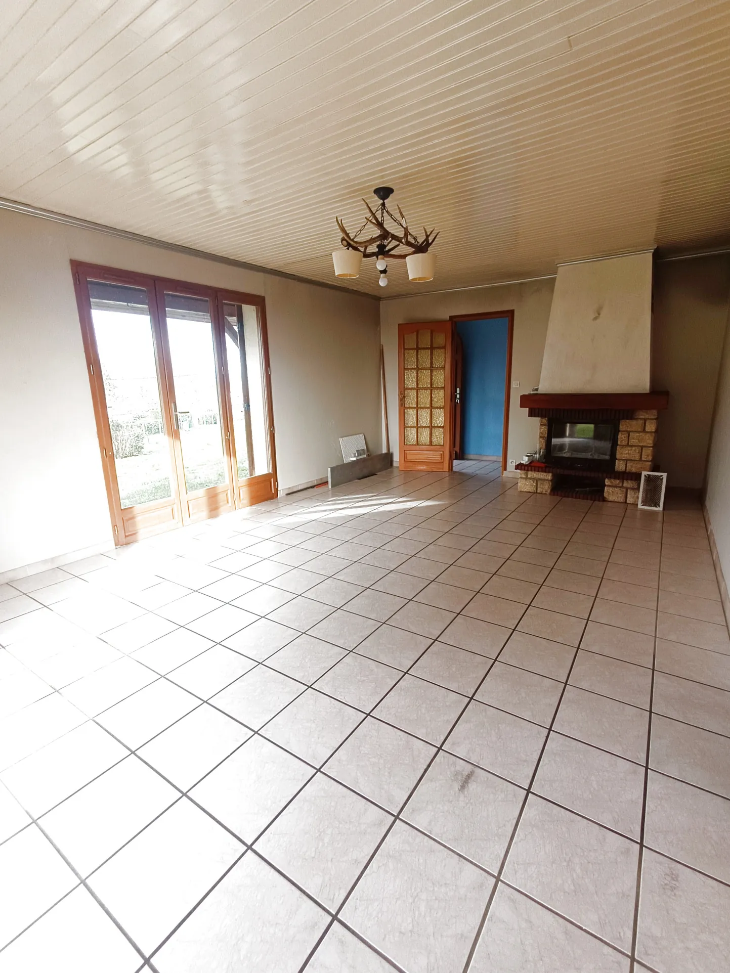 Maison de plain-pied avec sous-sol et grand terrain à Vierzon La Loeuf 