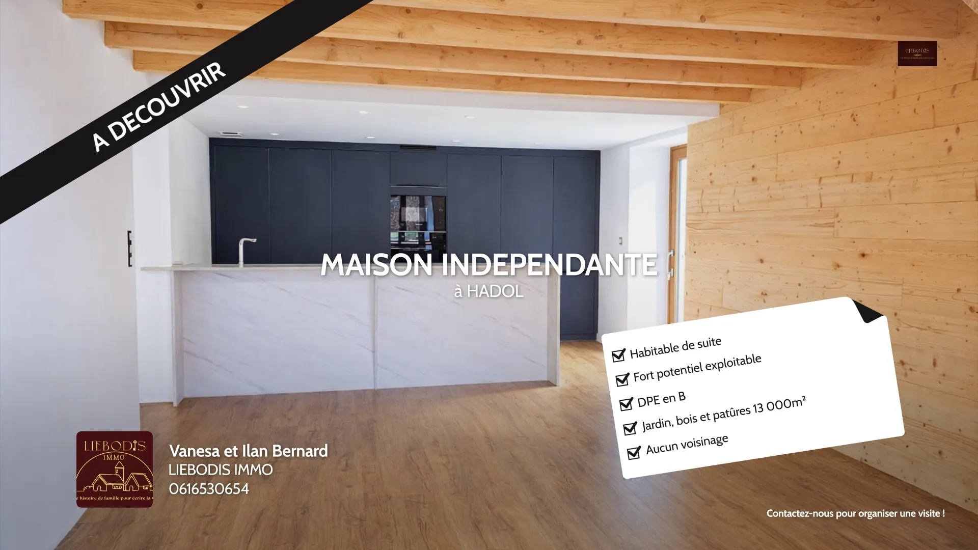 Maison rénovée avec jardin et terres à Hadol - Charme et potentiel