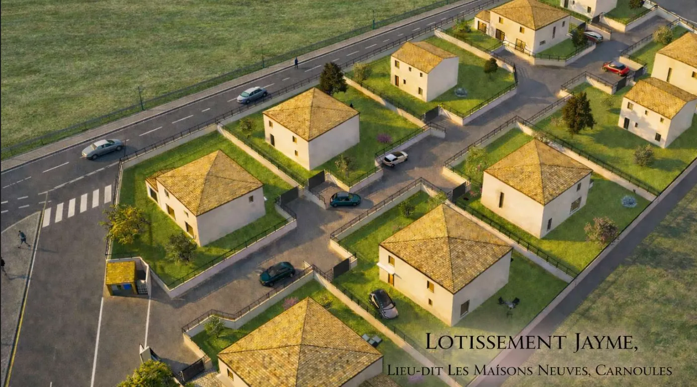Terrain constructible de 566 m² à Carnoules dans un lotissement sécurisé 