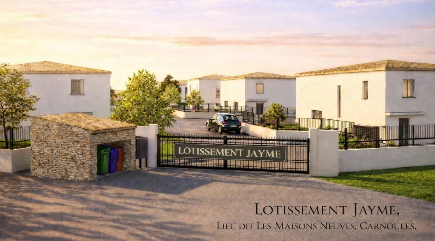 Terrain constructible de 566 m² à Carnoules dans un lotissement sécurisé